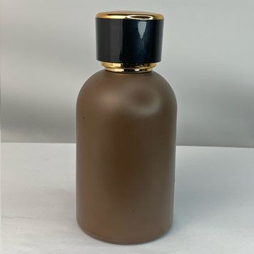 Флакон Orris-brown mate 100 ml з глянцевою кришкою DG Saten Gold Gloss 2204912-04+2404592-04 фото