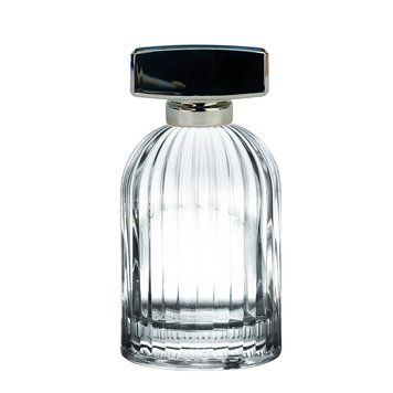 Флакон Pretty 100 ml стеклянный с крышкой "Alvon Silver" 2205952+2400118 фото