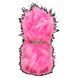 Пластиковий рожевий пухнастий квадратний флакон "Fluffy Pink" зі стразами та розпилювачем, 60 мл 2822987-01 фото