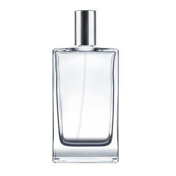 Флакон President 100 ml с распылителем и крышкой, серебристая 2204728+2401500 фото