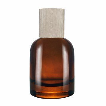 Флакон Orris-brown полупрозрачный 100 мл стеклянный, горло 15 мм с крышкой &laquo;Wood-plastic beige type 3&raquo; 2204912-03+2404990-04 фото