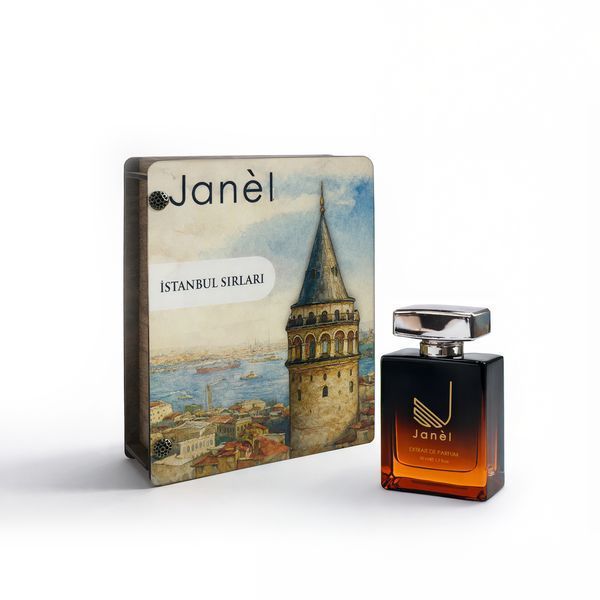 Парфюм в деревянном кейсе Janel - Istanbul Sirlari 50 мл EXL-03-E-50 фото