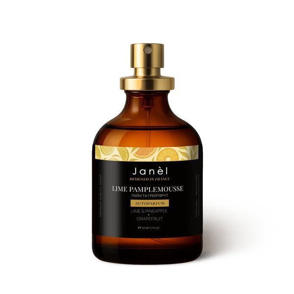 Автопарфюмы Janel - Lime Pamplemousse (Лайм и грейпфрут) 50 мл AFC-03-A-50 фото