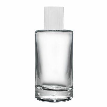 Флакон Pasha type 4 100 ml стеклянный, горло 15 мм с крышкой "Wood-plastic white type 3" 2204751-04+2404990-05 фото