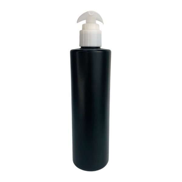 Пластиковый (HDPE) черный флакон 24/410 "Астра" 250 мл с белым дозатором Soft-SM 2805940-03+2900027 фото