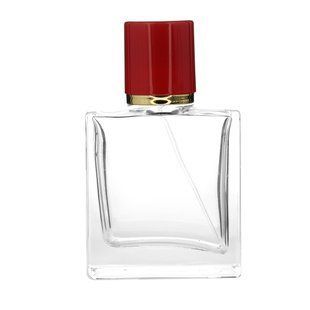 Парфумерний флакон 50 мл під завальцювання та самозащіпку Viera 50 ml з кришкою UV red 2204914-01+2404788-03 фото