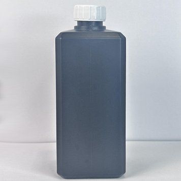 Пластиковый (HDPE) черный флакон &laquo;Квадрат&raquo; 500 мл стандарта 28/410 с белой крышкой с КПВ 2805944-03+2900006 фото