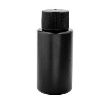 Пластиковий HDPE чорний флакон "Астра" 50 мл стандарту 24/410 з чорною кришкою 2822775-03+2905010-01 фото