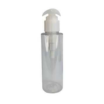 Пластиковий (PET) прозорий флакон 24/410 "Астра" 100 мл з білим дозатором Soft-SM 2810000+2900027 фото