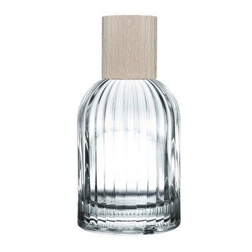 Флакон Pretty 100 мл стеклянный с крышкой &laquo;Wood-plastic beige type 3&raquo; 2205952+2404990-04 фото