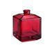 Флакон "Pure cube-red type 2" 60 ml червоний скляний, горло 15 мм 2206000-02 фото
