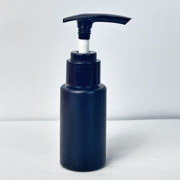 Пластиковий (HDPE) чорний "Астра" 50 мл стандарту 24/410 з чорним дозатором з гладкою шийкою тип 2 2822775-03+2923122-02 фото