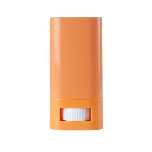 Флакон для сухого дезодоранта пластиковый оранжевый "Nivea-orange" 20 мл с оранжевой крышкой (флакон+крышка) 2602002 фото