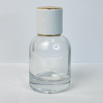 Флакон Orris 50 ml с крышкой "Elara-Wide White Gold" 2204911+2400113 фото