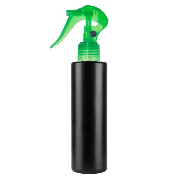 Пластиковый (HDPE) черный флакон 24/410 &laquo;Астра&raquo; 250 мл с зеленым триггером &laquo;Plain-SG&raquo; 2805940-03+2900017-04 фото