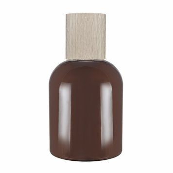 Флакон Orris-Brown 50 мл стеклянный с крышкой &laquo;Wood-plastic beige type 3&raquo; 2204911-02+2404990-04 фото