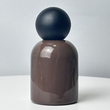 Флакон Orris-Brown 50 ml с крышкой "Wood Globe Black" 2204911-02+2422202-02 фото