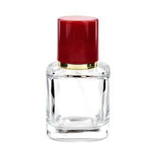 Парфюмерный флакон 30 мл под завальцовку и самозащелку Faust с крышкой UV red 2222895+2404788-03 фото