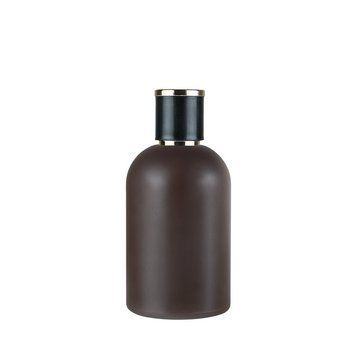 Флакон Orris-brown mate 100 ml с крышкой &laquo;Twist black gold&raquo; 2204912-04+2422905-02 фото