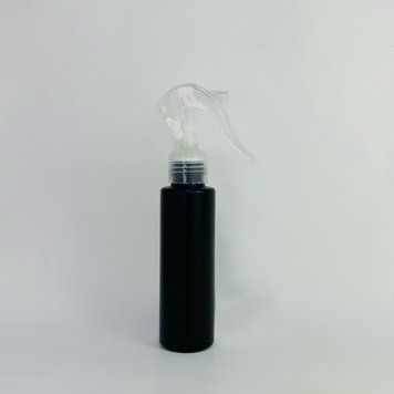 Пластиковый (HDPE) черный флакон 24/410 &laquo;Астра 100 мл с прозрачным триггером &laquo;Plain-SG&raquo; 2805938-03+2900017-07 фото